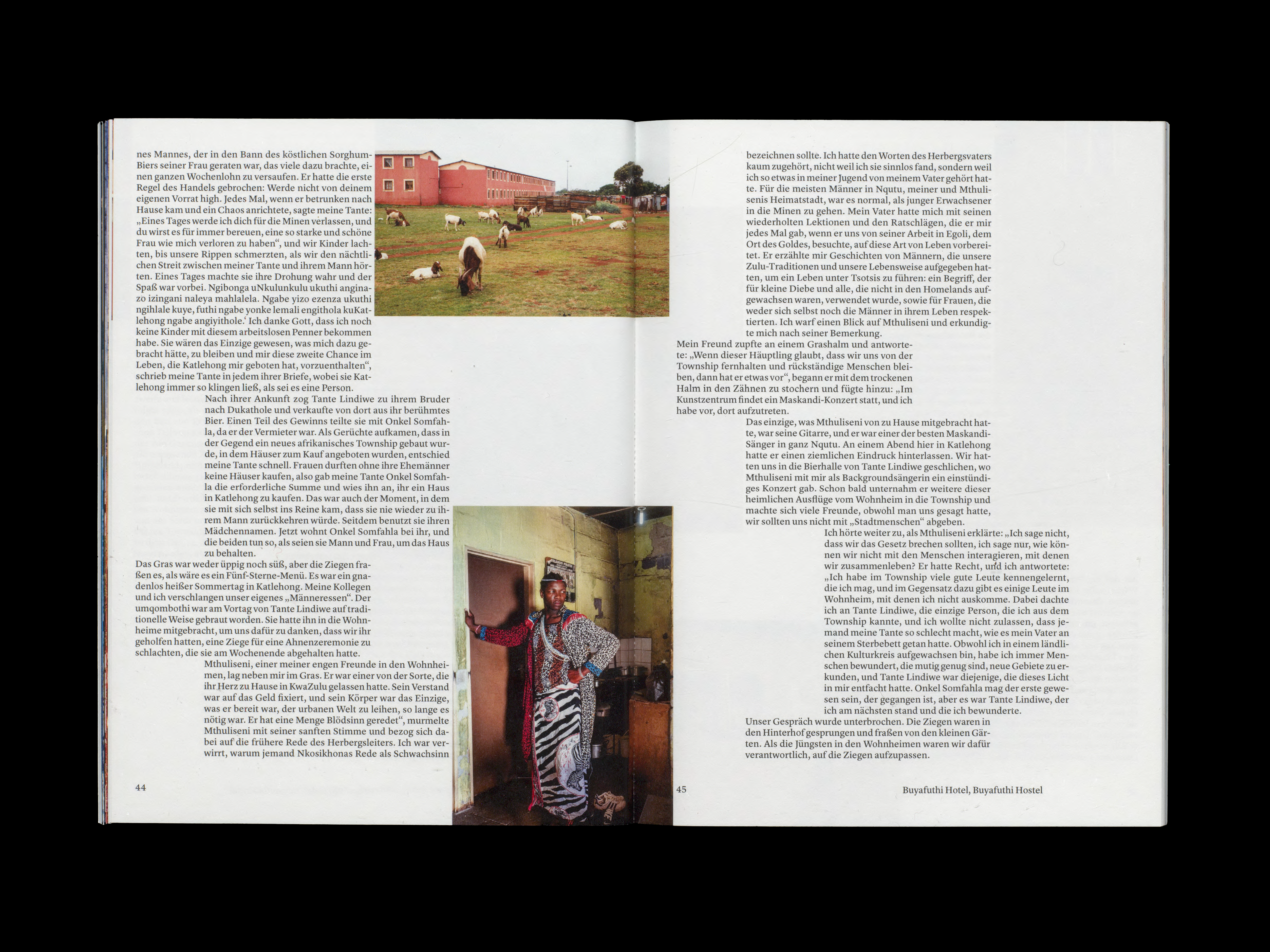 Doppelseite Project redesign nice magazine