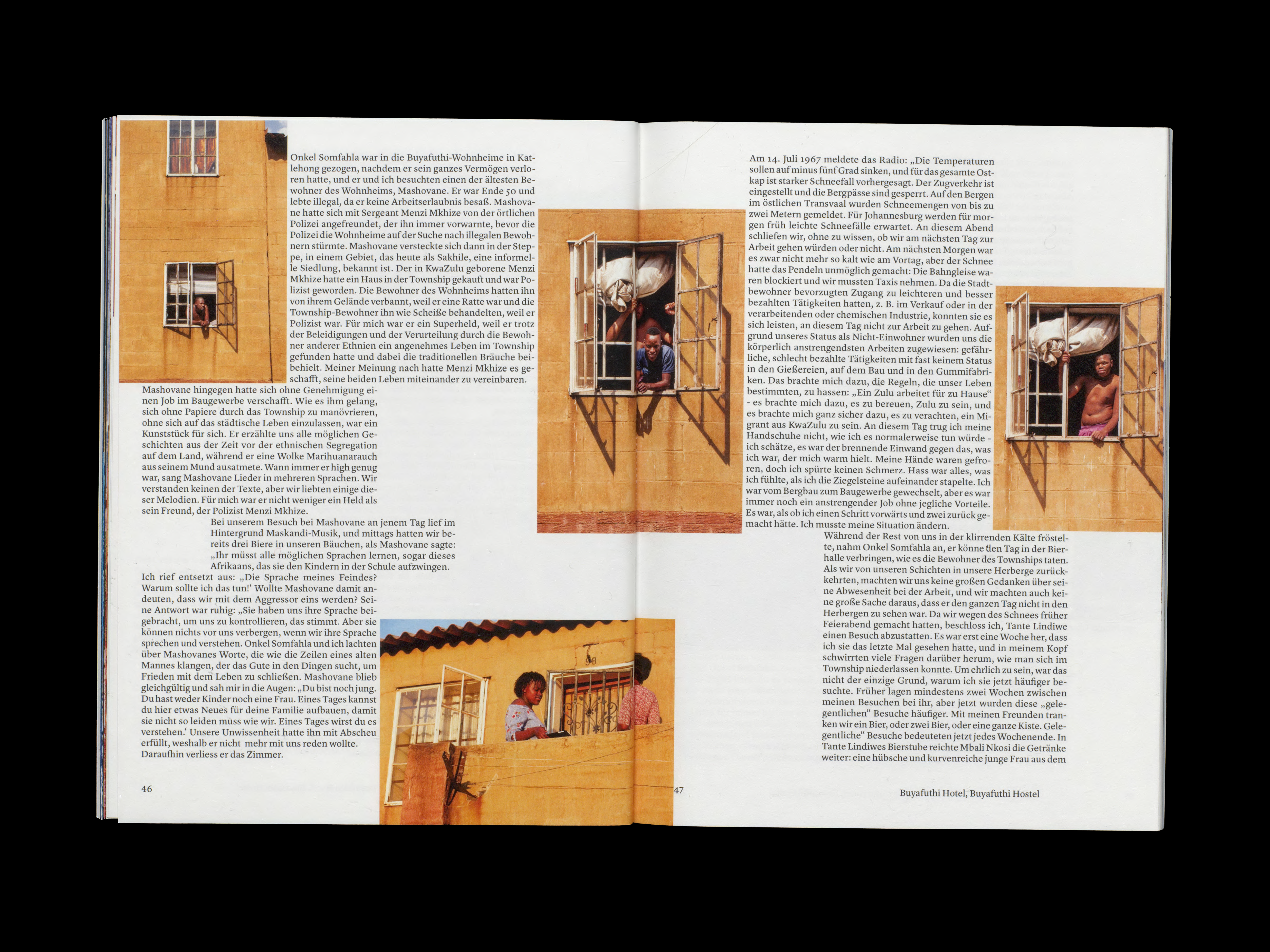 Doppelseite Project redesign nice magazine