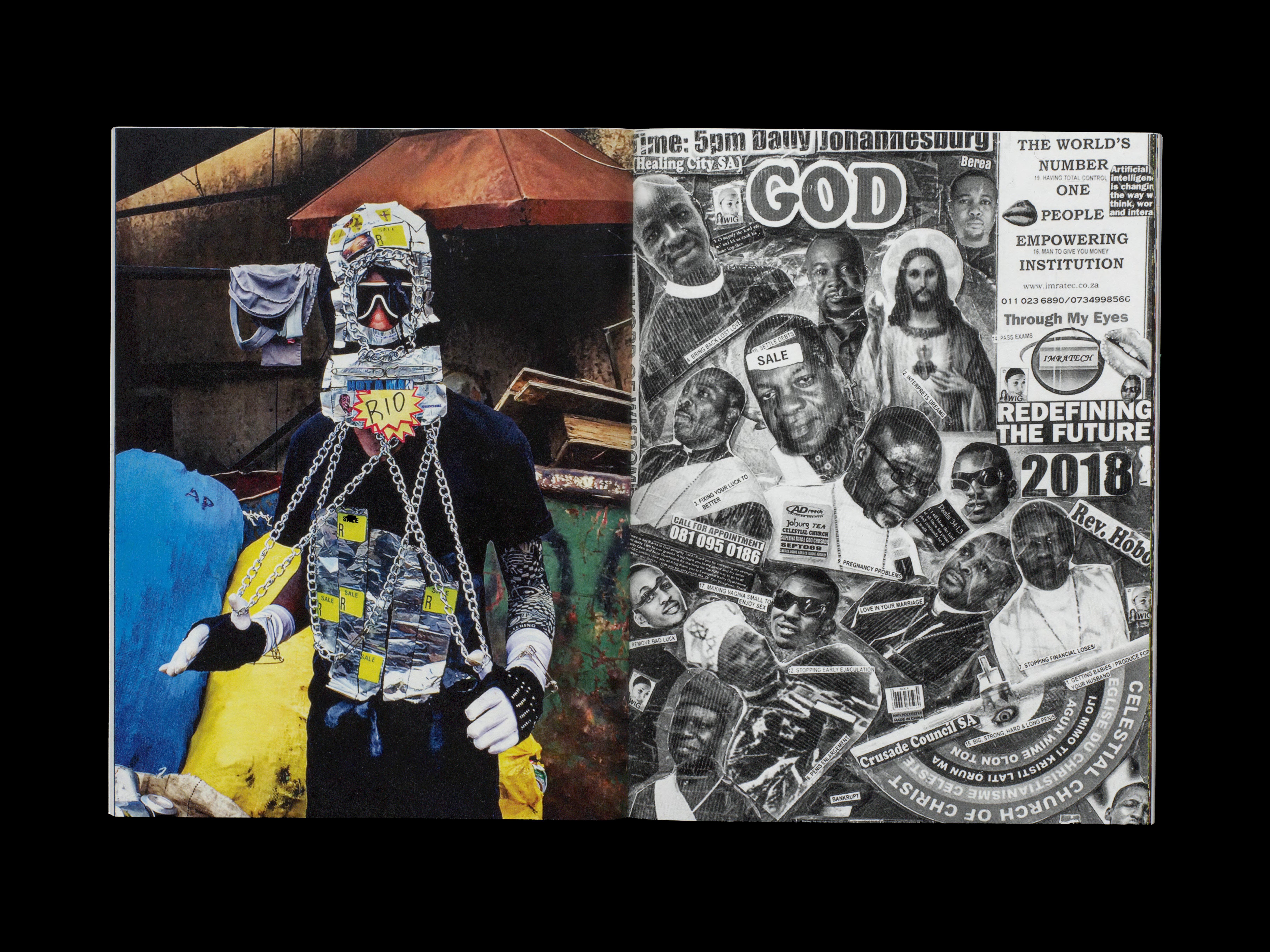 Doppelseite Project redesign nice magazine