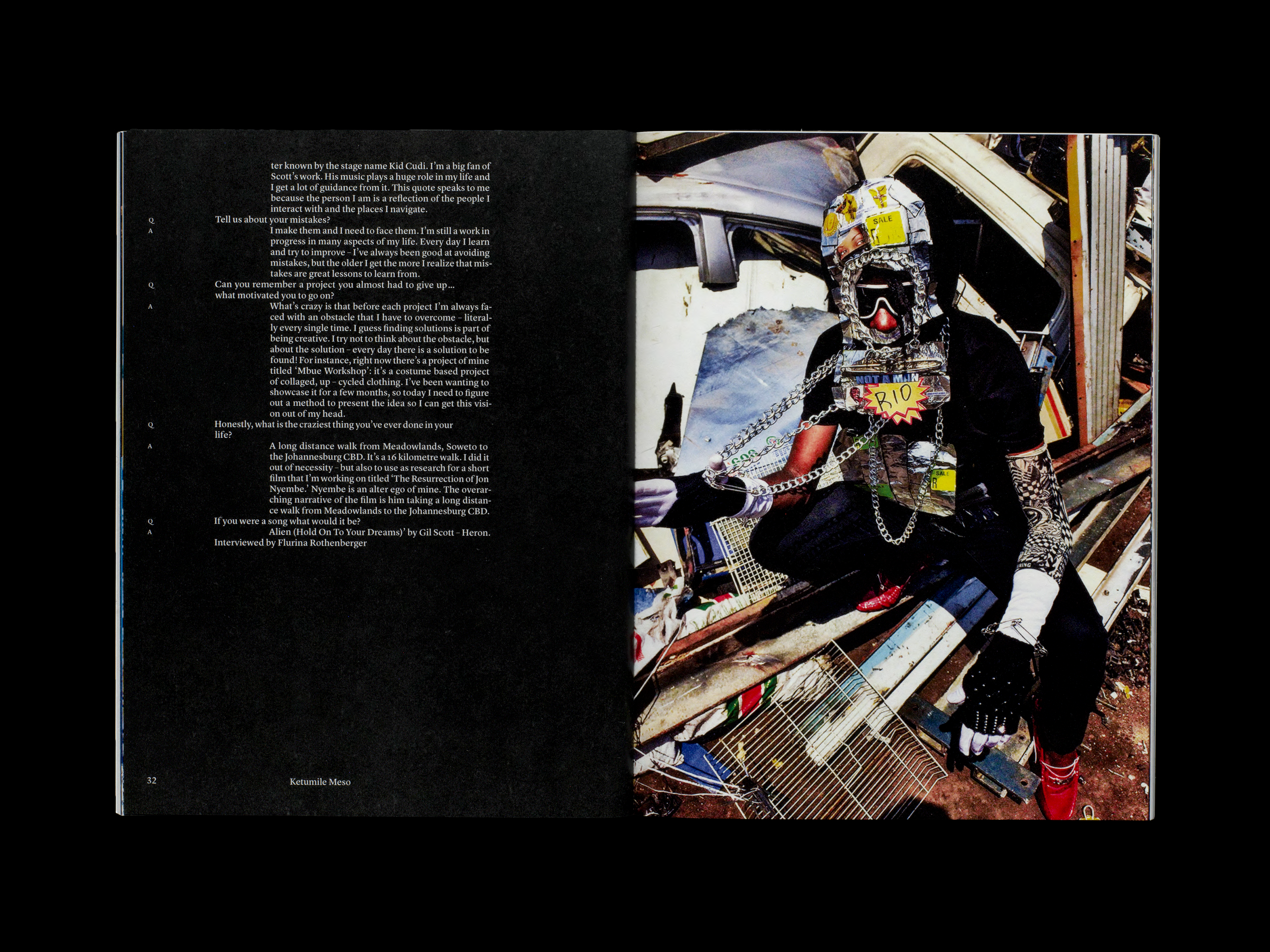 Doppelseite Project redesign nice magazine