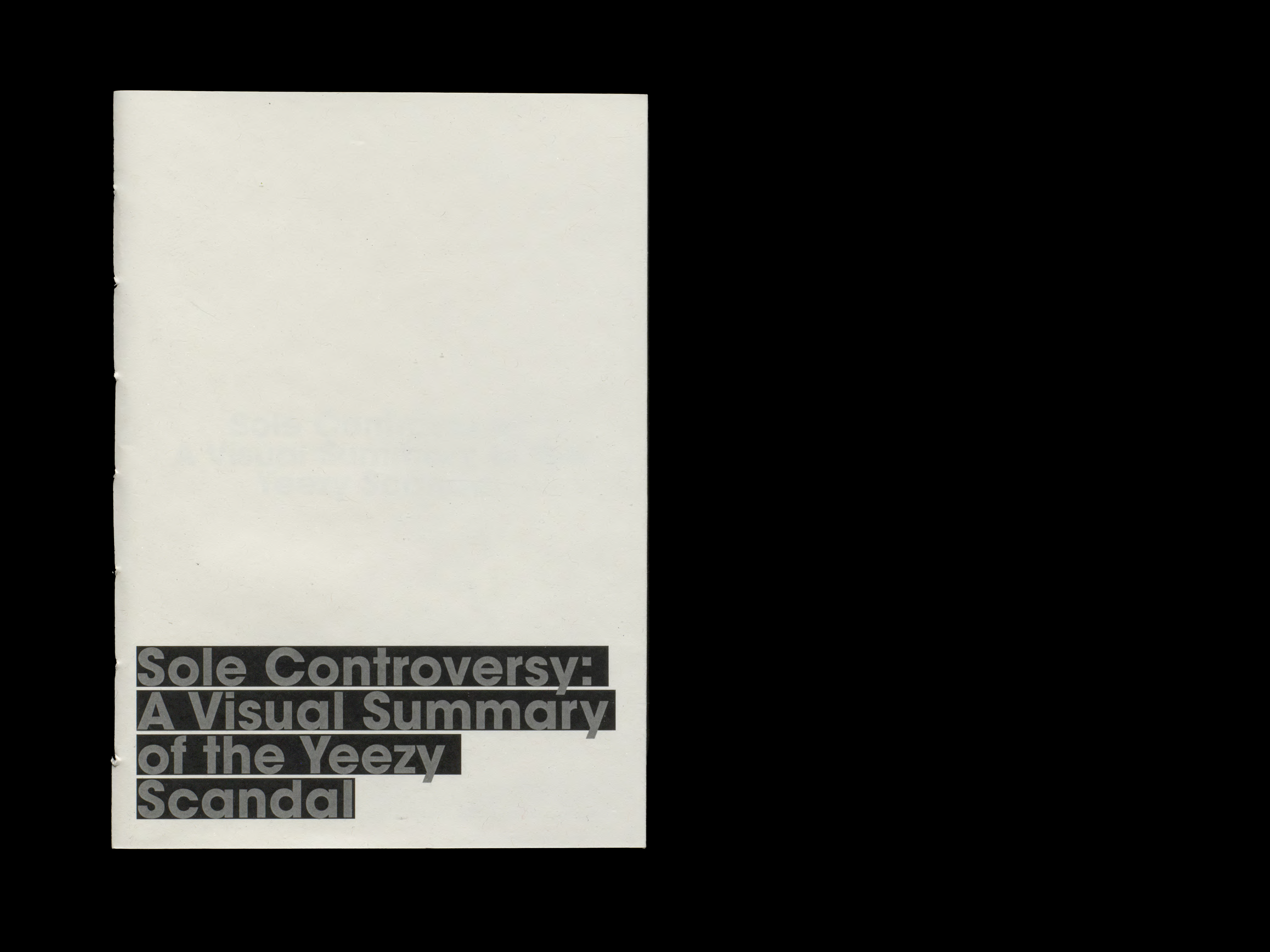 Doppeltseite Zine: Sole Controversy a Visual Summary of the Yeezy Scandal