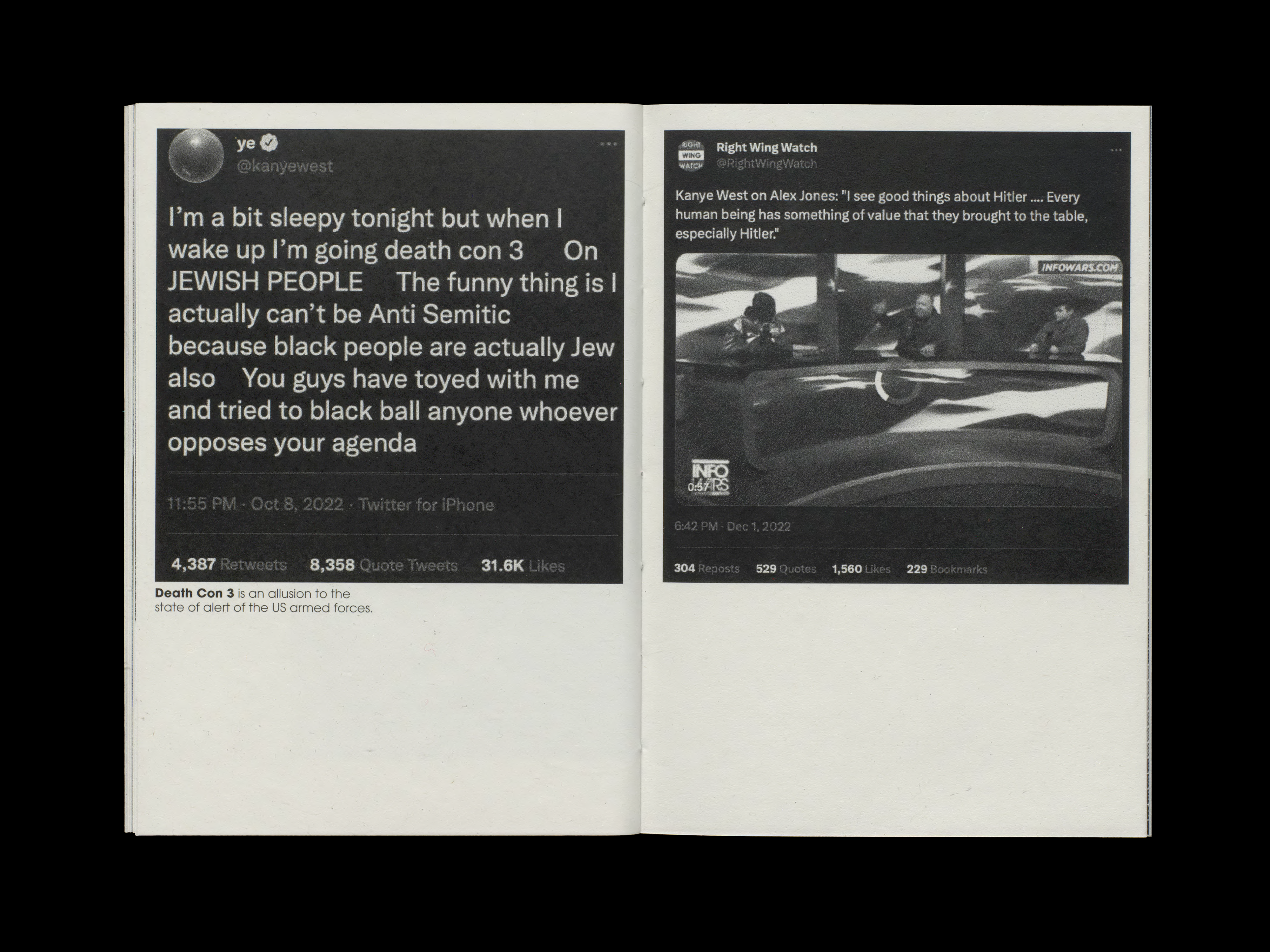 Doppeltseite Zine: Sole Controversy a Visual Summary of the Yeezy Scandal